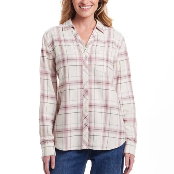 NWT Weatherproof Vintage Women's Flannel Shirt - Picture 1 of 9